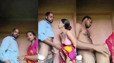 Standing pose mai sex ka maja leti village sexy bhabhi
