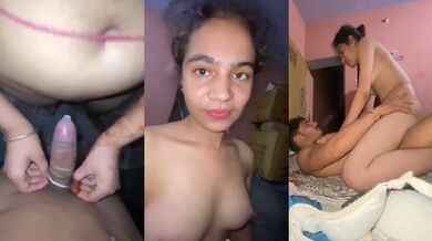 Boyfriend k lund pe condom chada lund k upar chadi ladki
