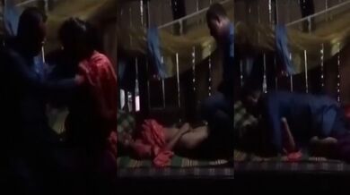Padosi k sath chud rahi village cheater bhabhi ka chupke banaya mms