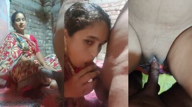 Chikni chut wali beautiful village bhabhi ka blowjob or chudai